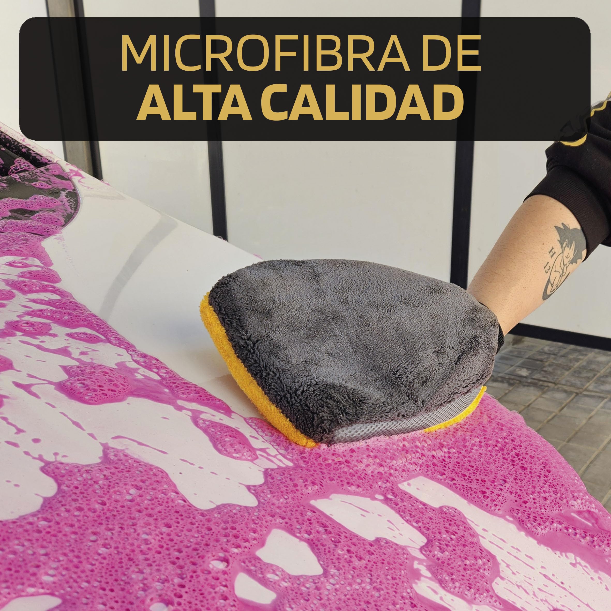 Applicatore Microfibra Billionaire Per Auto - 15 Cm, 2 Pezzi Per Cera E Lucidatura - Foto 10