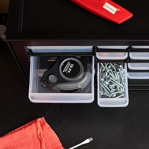 Vista 47 de IRIS USA - Organizador de herramientas de tornillo para piezas pequeñas, 44 cajones, hardware electrónico, tuercas y tornillos, cajones