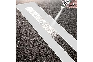 4 x 88 Inch Line Parking Stencil - Reusable Silicone Stencil for...