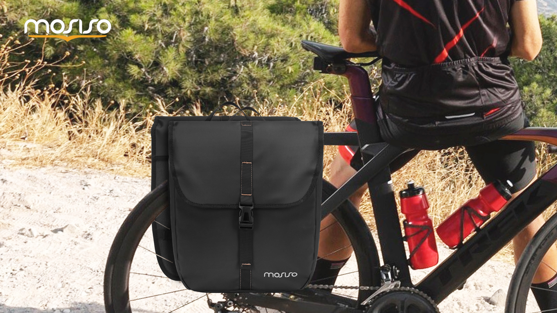 Amazon.com: MOSISO 20L Bike Panniers, 2 Pack Waterproof Panniers