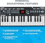 Alesis Melody 32 - Electric Keyboard Digital Piano with 32 Keys, Speakers, 300 Sounds, 300 Rhythms, 40 Songs, USB-MIDI Connectivity and Piano Lessons