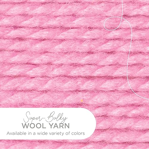 Vista 462 de Lion Brand Yarn Wool-Ease Thick & Quick Yarn - 318.2 ft, Graphite Grafito