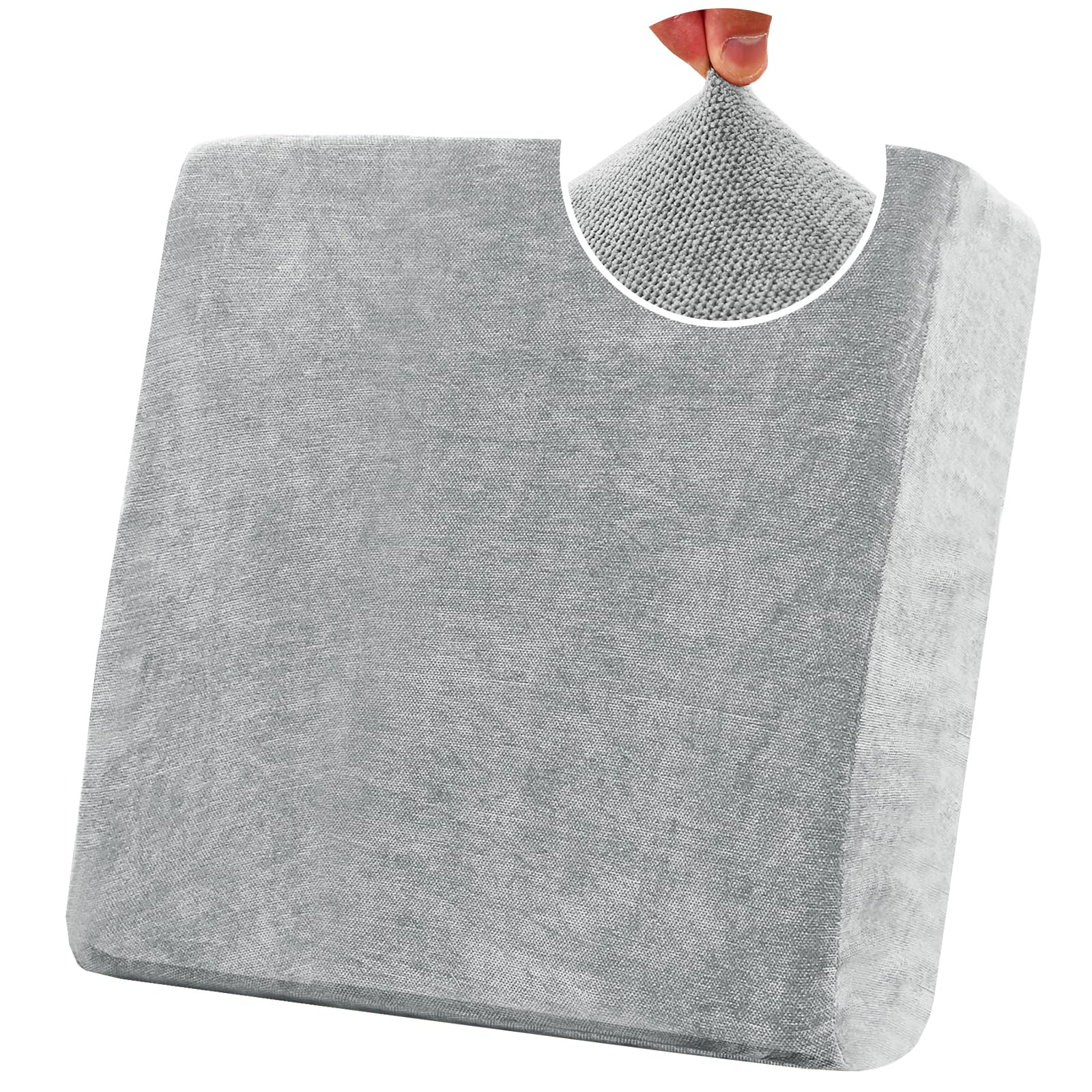 BXFUL Stretch Sofa Seat Cushion Covers, Chenille Sofa Cushion Slipcovers