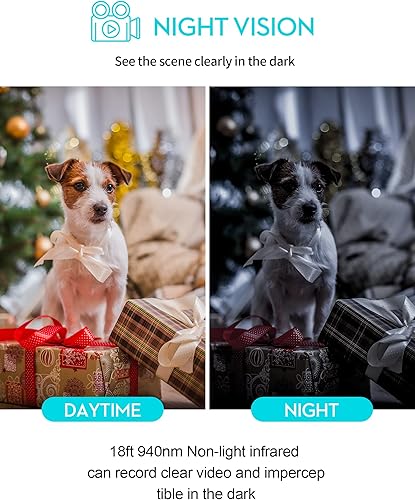 Miniatura 4 de Cámara oculta, 1080P Mini cámara espía HD WiFi cámaras de seguridad encubierta pequeña niñera con visión nocturna y detección de movimiento