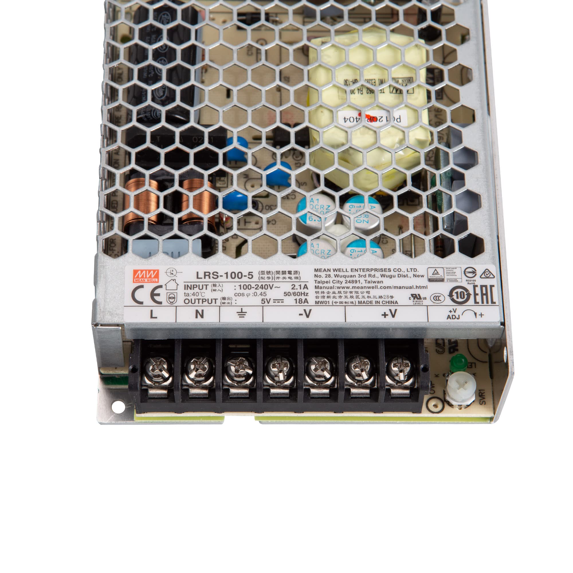 Mean Well LRS-100-5 zasilacz impulsowy case 5V/DC/0-18/ 90W
