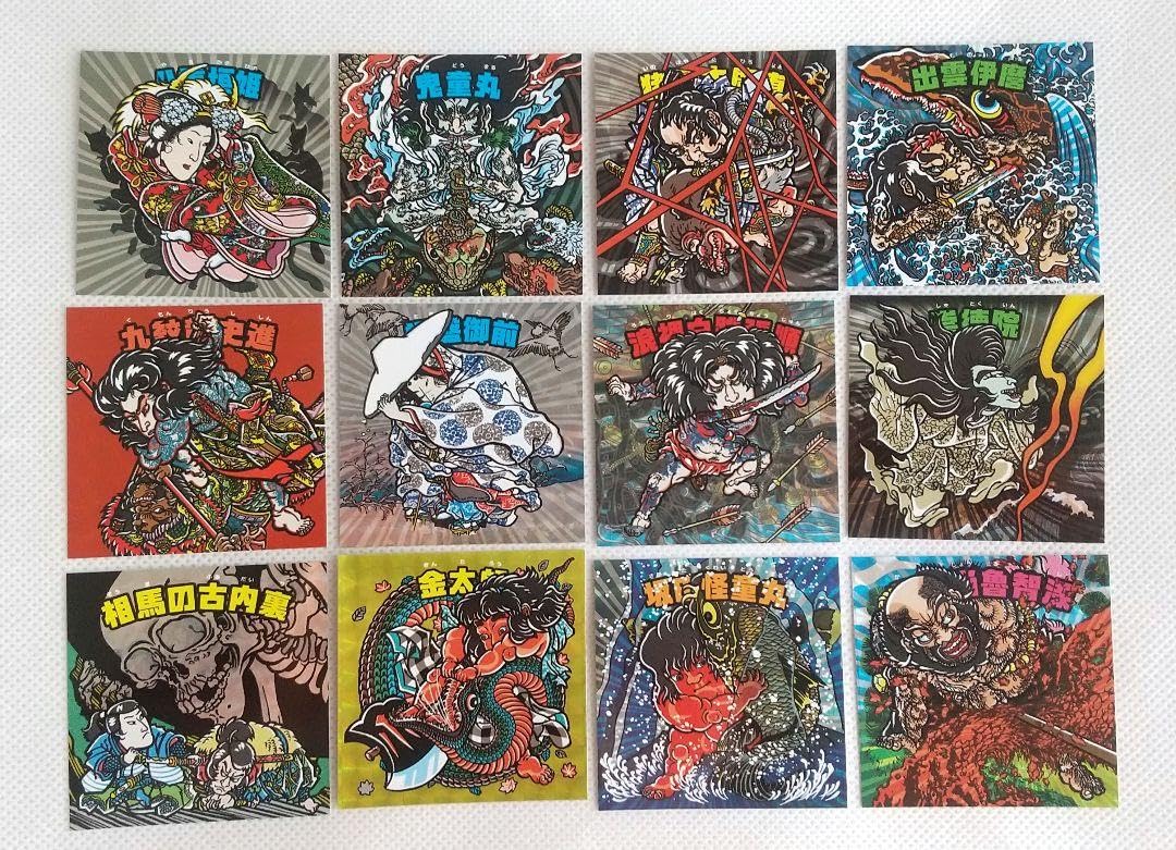 Amazon.co.jp: 浮世絵マンシール 12枚セット 歌川国芳 浮倉 : おもちゃ