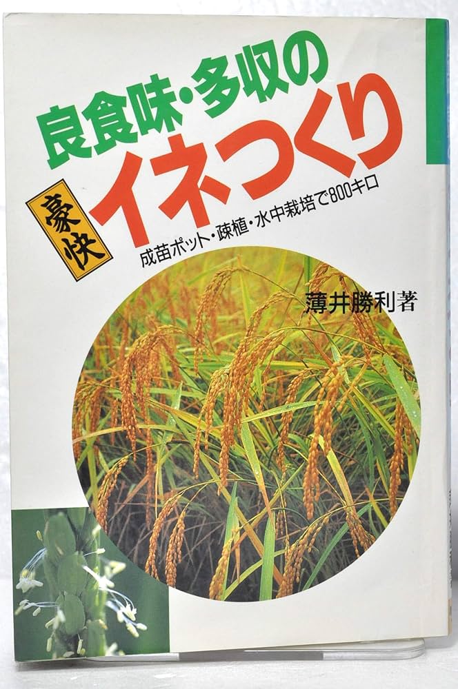 良食味・多収の豪快イネつくり: 成苗ポット・疎植・水中栽培で