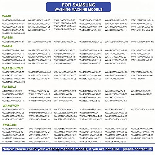 Miniatura 6 de WA40J3000AW WA50K8600AV WA45H7000AW WA50M7450AW WA50K8600AW WA40A3005AW WA45M7050AW WA48H7400AW WM9500HKA WA41A3000AW 0AW WA4 Bomba de lavadora