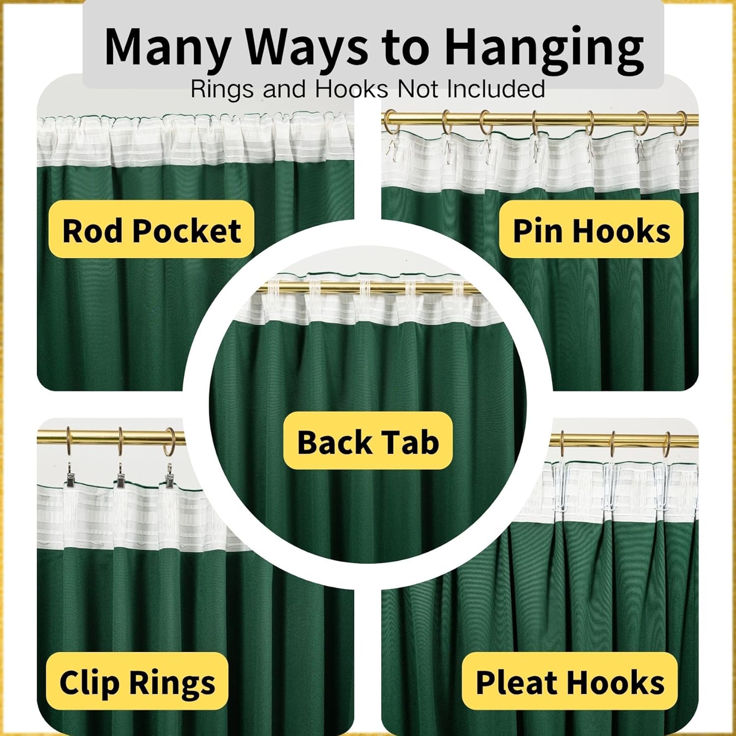 Emerald Green Velvet Curtains 96 inches, Super Soft Window Drapes with Pleat Tape for Living Room, Luxury, Room Darkening for Bedroom, Thermal Insulated Window Treatment, W52 x L96, 2 Panels