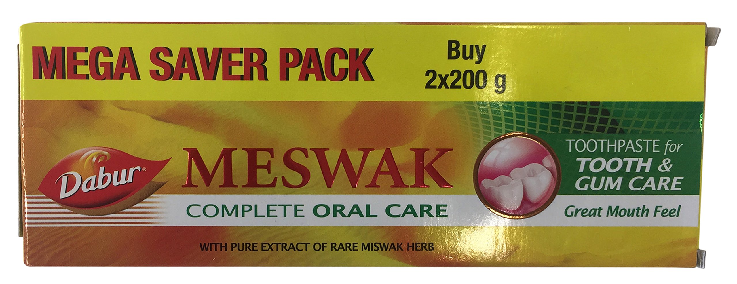 Dabur Meswak Toothpaste - Complete Oral Care, 400g Combo Pack-picture-11