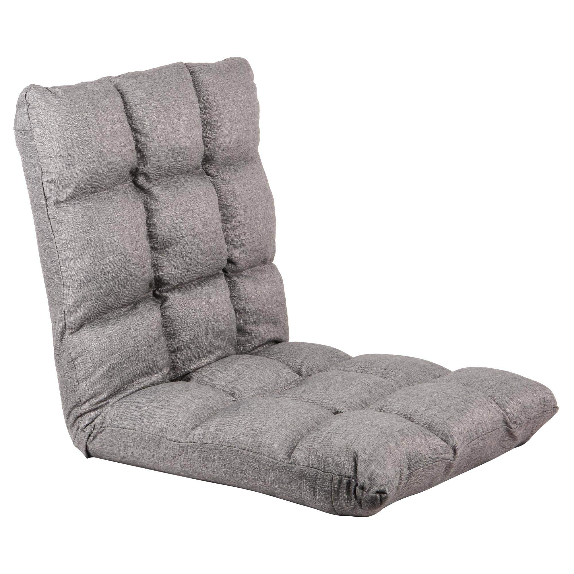 Chaise De Sol UNUS Avec Dossier Réglable 5 Positions – Coussin Inclus, Pliable, Pour Extérieur Et Lecture