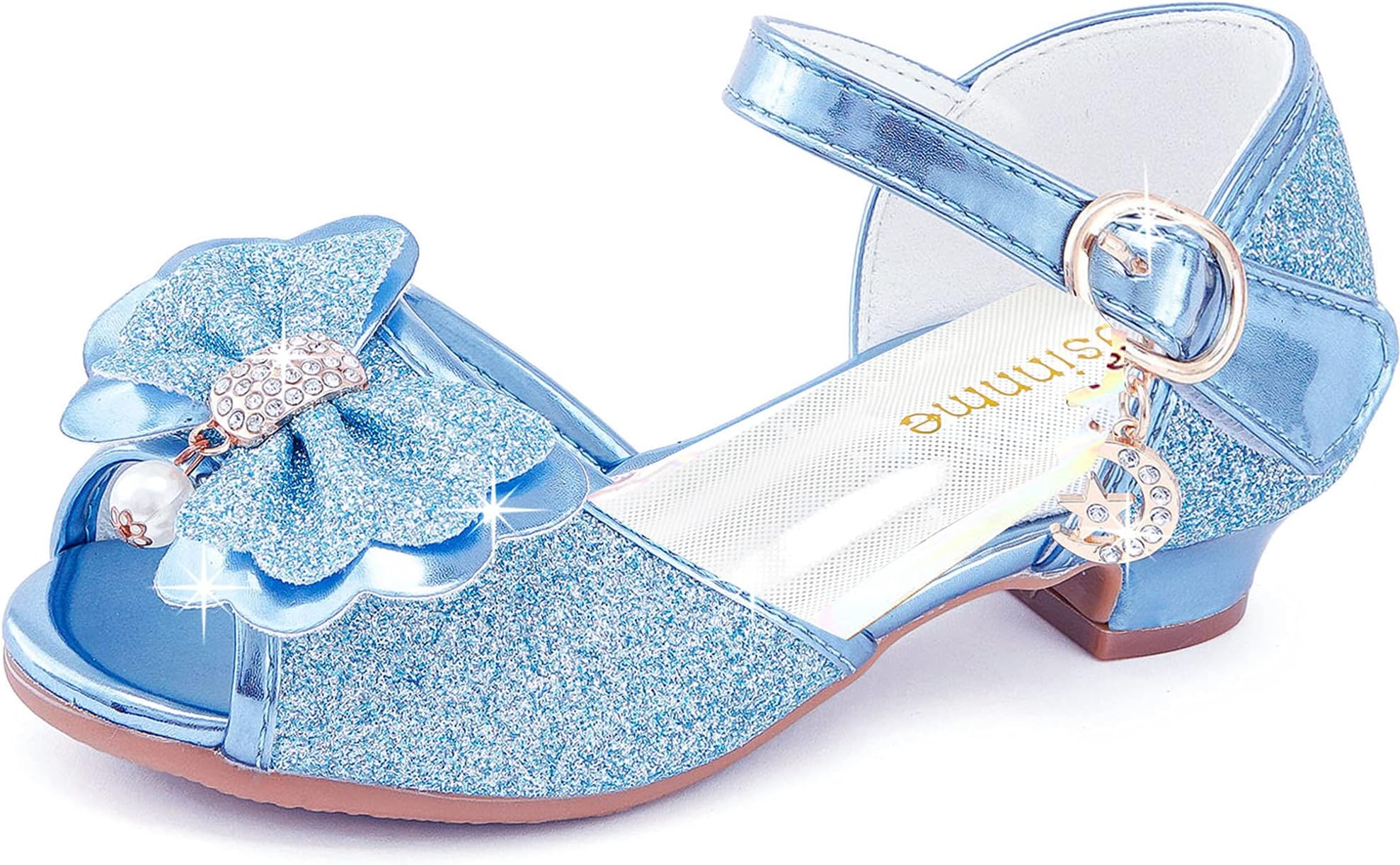 OsinnmeToddler Little Big Kid Girls Wedding Sandals