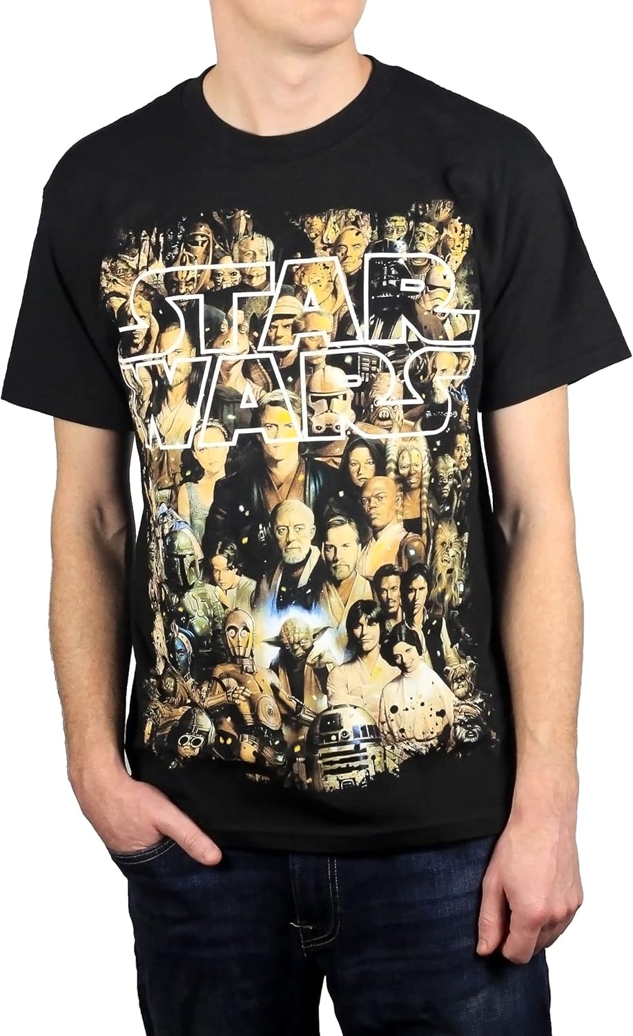 STAR WARS Characters Color Shot Graphic T-Shirt for Egypt Ubuy
