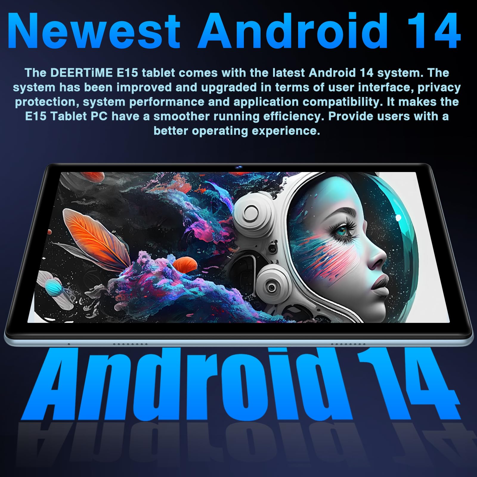 2025 Newest Tablet 10 Pollici 20GB RAM+128GB ROM(TF 2TB), Android 14 Tablets Octa Core, Batteria 6000mAh, 5G+2.4G Wi-Fi 6, BT5.0, 8MP+5MP, Cast, Widevine L1, GMS Tablet con Tastiera e Mouse, Blu
