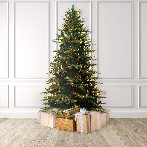Miniatura 9 de MARTHA STEWART Natural Pine - Árbol de Navidad artificial preiluminado, 5 pies, luces blancas transparentes