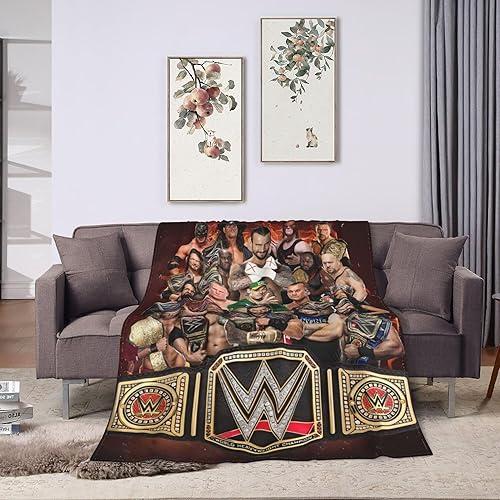 Miniatura 6 de Manta de forro polar ultrasuave con collage de fotos de lucha, tamaño Queen, manta ligera y acogedora de felpa de lujo para cama, sofá adecuada para