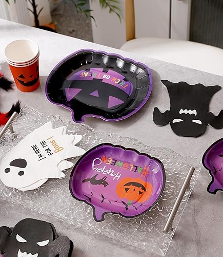 Miniatura 3 de Servilletas de Halloween  Paquete de 50  Servilletas de papel de Halloween de 3 capas para suministros de fiesta de Halloween, servilletas