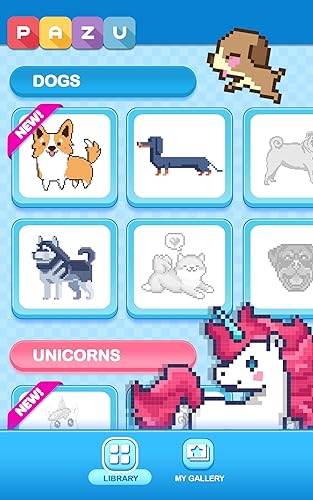 Pixel Coloring for kids - cor por número