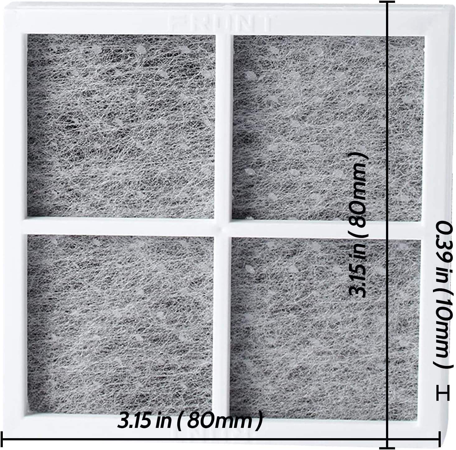3pcs Replacement Refrigerator Air Filter for LG LT120F series Kenmore Elite 9918 LMXS30776S LMXS27626S LMXC23746S LFXS29766S LSC22991ST Fresh Air Filter Cotton Activated Carbon Adsorption