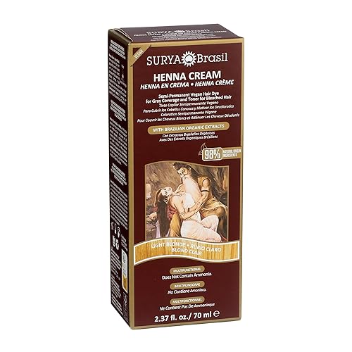 Miniatura 4 de Surya Brasil Productos Crema de henna, rubio claro, 2.37 onzas líquidas