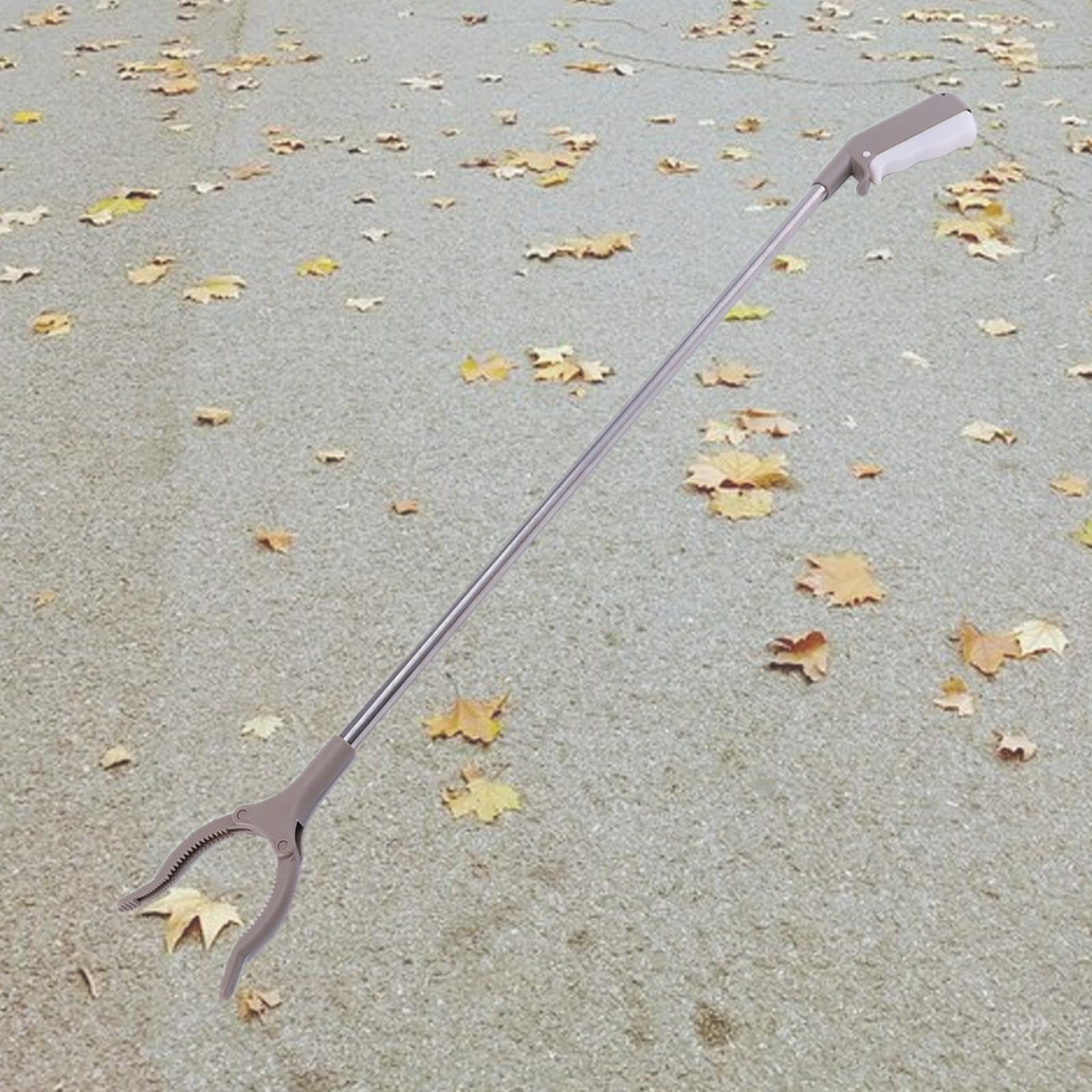 Pinza para Basura Herramienta Recogedora Pinza Larga Mango Ergonómico para Recoger Objetos Delicados Adecuada para Casas Oficinas Espacios, 120cm