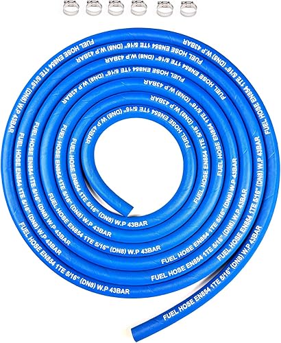 Vista 20 de Manguera de línea de combustible 4AN 1/4 pulgadas, manguera de alta presión 2.8Mpa 400PSI 0.236 in 5FT para sistemas de combustible, motores