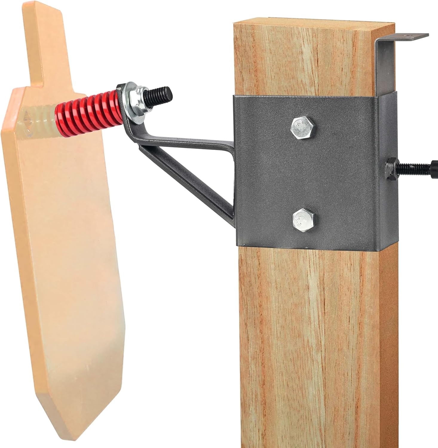Post Target Hanger, Target Stand Base, Adjustable Height Steel Post, AR500 Steel Gong Targets Conversion Adapter