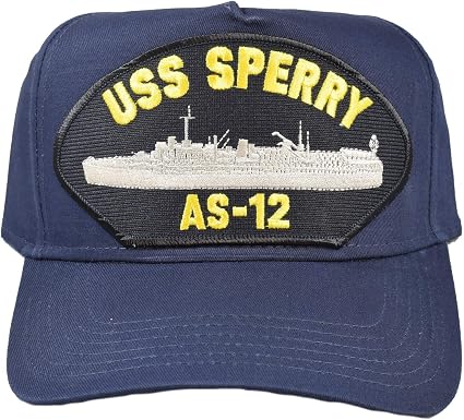 USS Sperry AS-12 Ship HAT - Navy Blue 