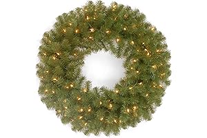 National Tree Company Pre-Lit Artificial Christmas Wreath: Brighten Your Holidays with Festive Cheer