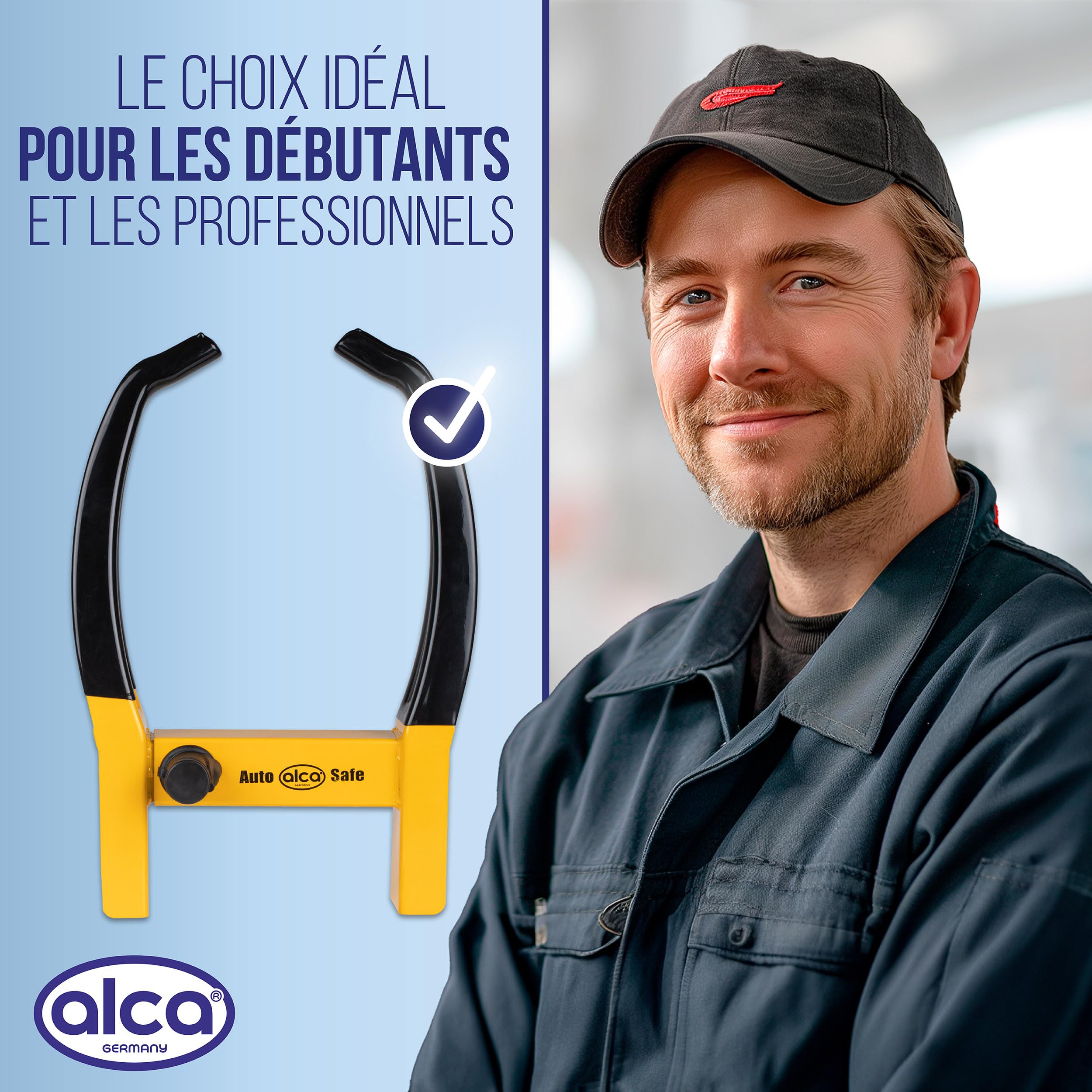 alca® Sabot de roue, largeur maximale du pneu : 325 mm, extensible, niveau de sécurité 3