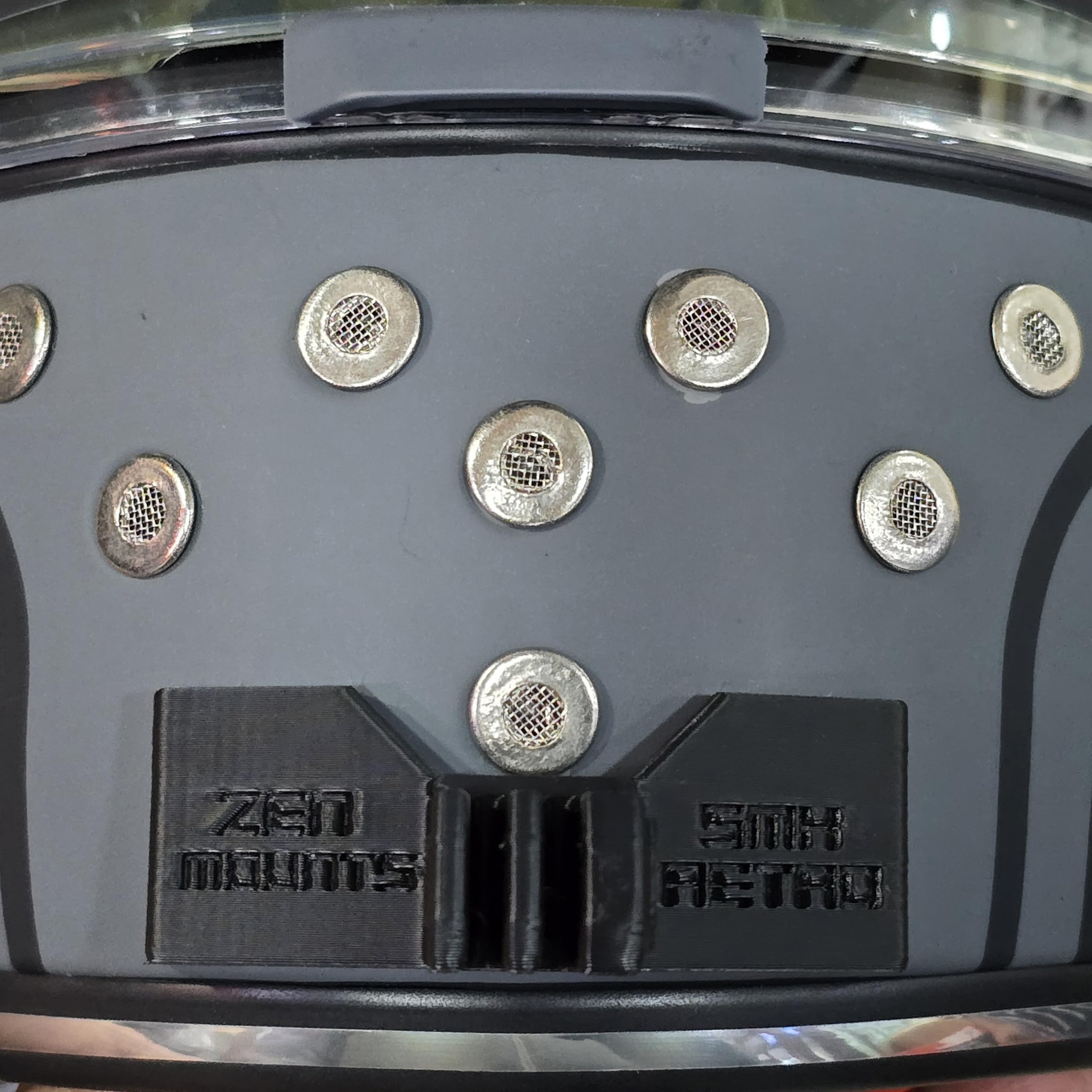 Custom Chin Mount for SMK Retro Helmet (CORE)-picture-13