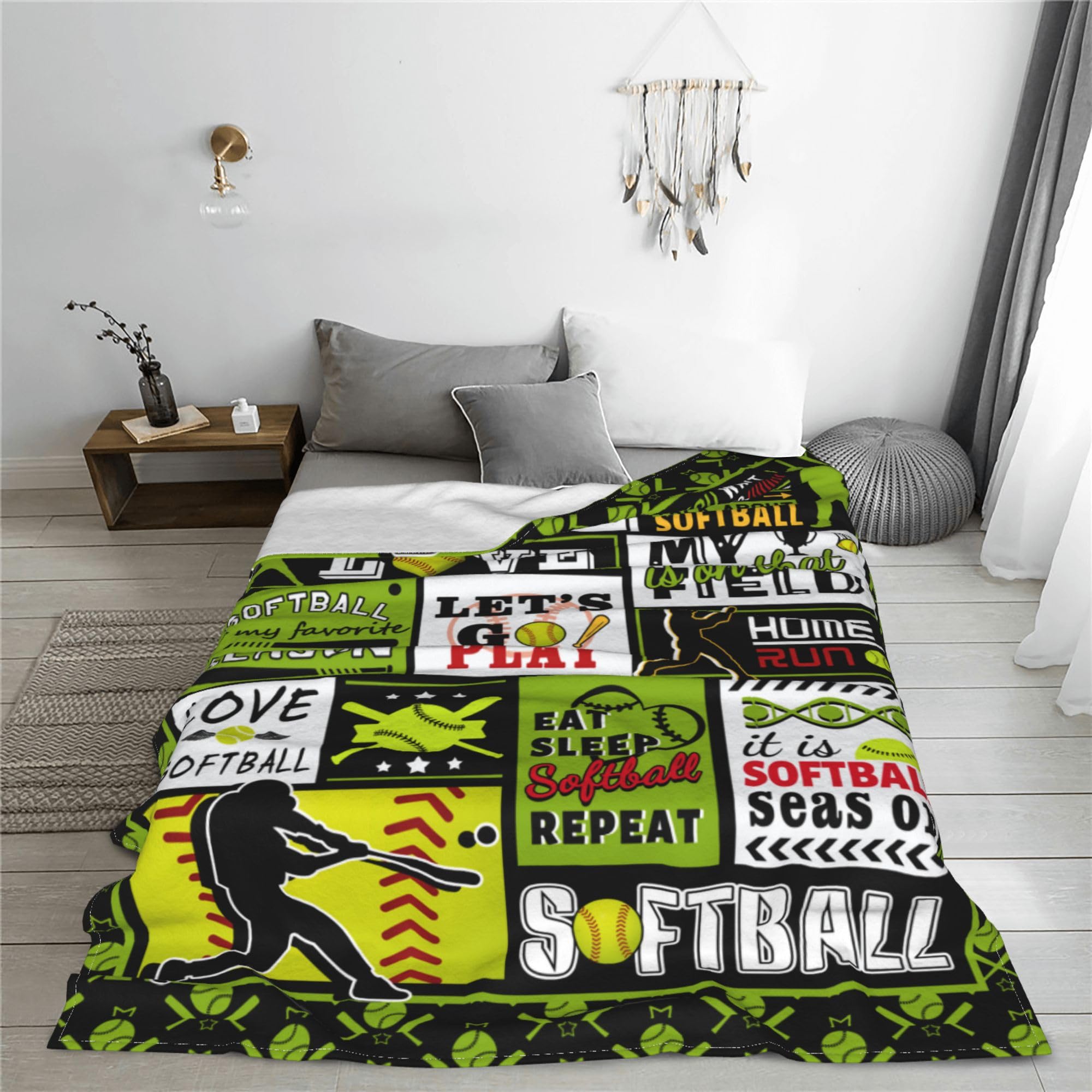 Bellingham Couverture Flanelle - Football Couverture Douce Cadeau