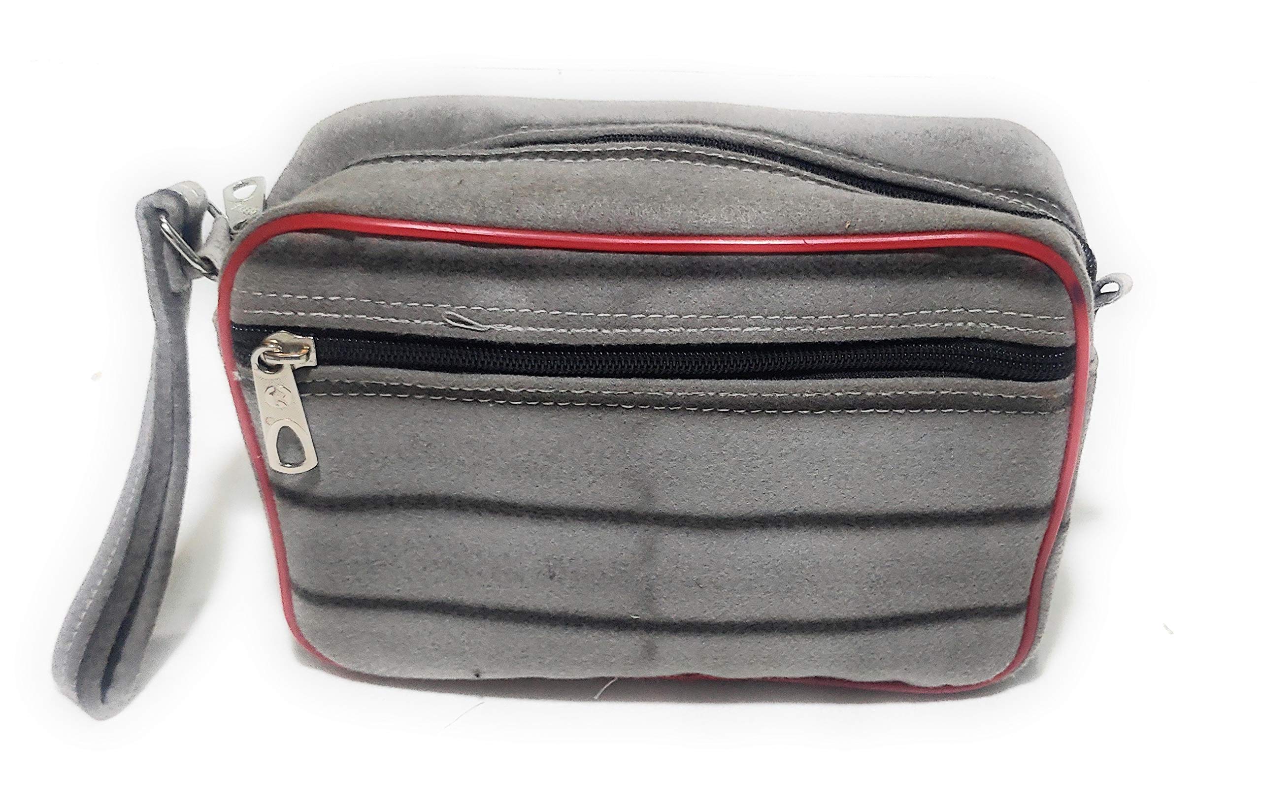 Multipurpose Pouch/Key/Money/Document Bag with Front Pocket (Vulture Grey, Medium)-image-8