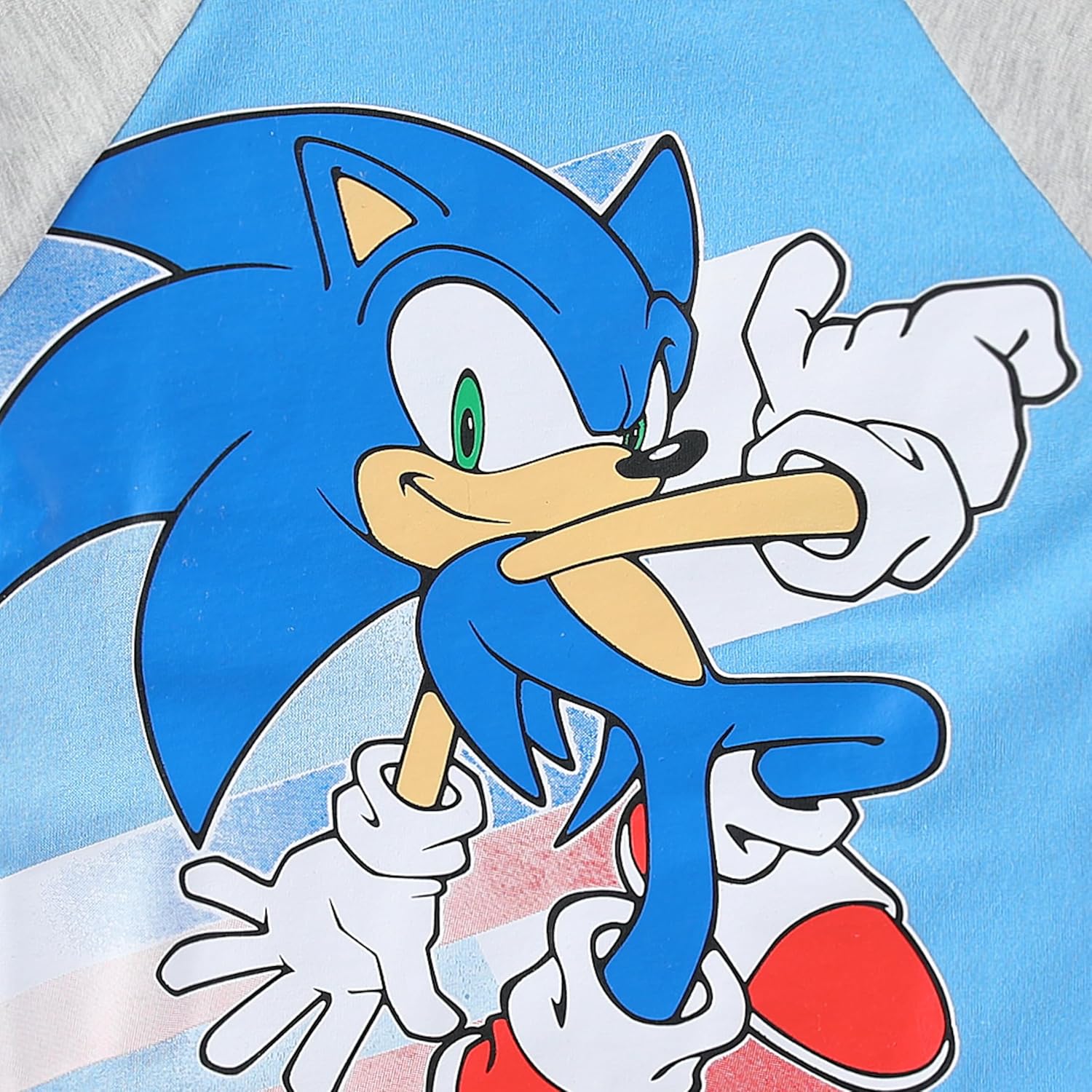 SEGA Sonic the Hedgehog Boys 2-Piece Long Sleeve Shirt and Pants Set for Toddler and Big Kids - Image 4