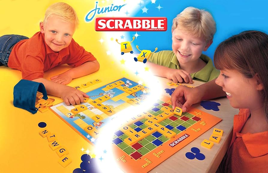 キッズ・ファミリー SCRABBLE Mattel Scrabble Junior : Amazon.pl: Zabawki