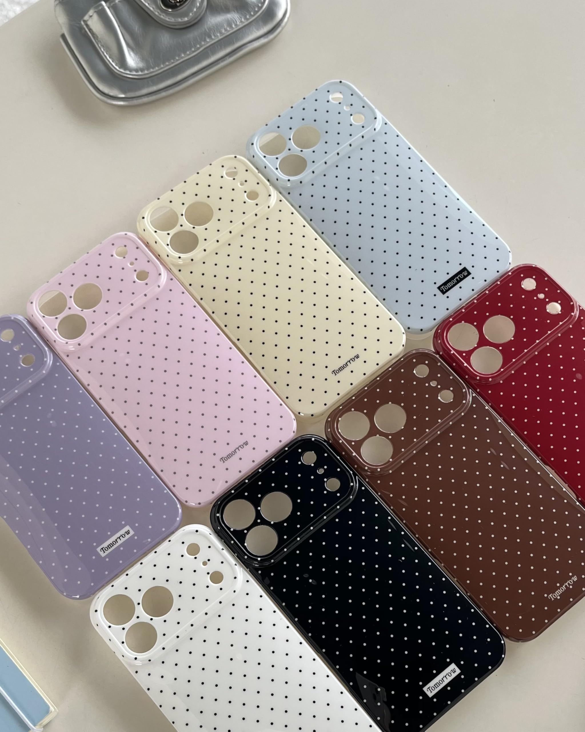 Amazon.com: Cute Polka dot Phone case for iPhone 17 Pro Max, with