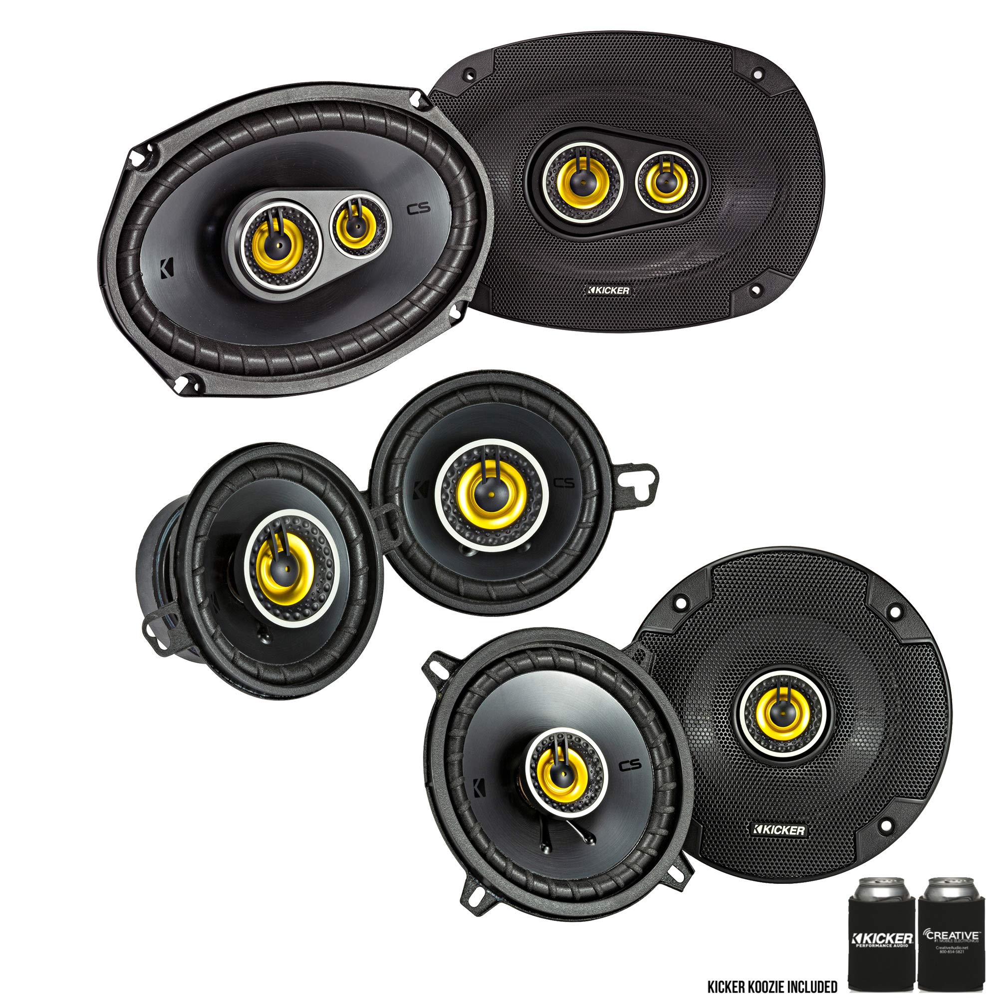 KICKER for Dodge Ram 2002-2011 Truck Speaker Bundle CSC6934 6x9, 43CSC54, CSC354 Speakers