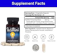 Vista 6 de Suplemento Natural para Mejora Cognitiva en Cápsula - Sin GMO, Vegano, Sin Gluten