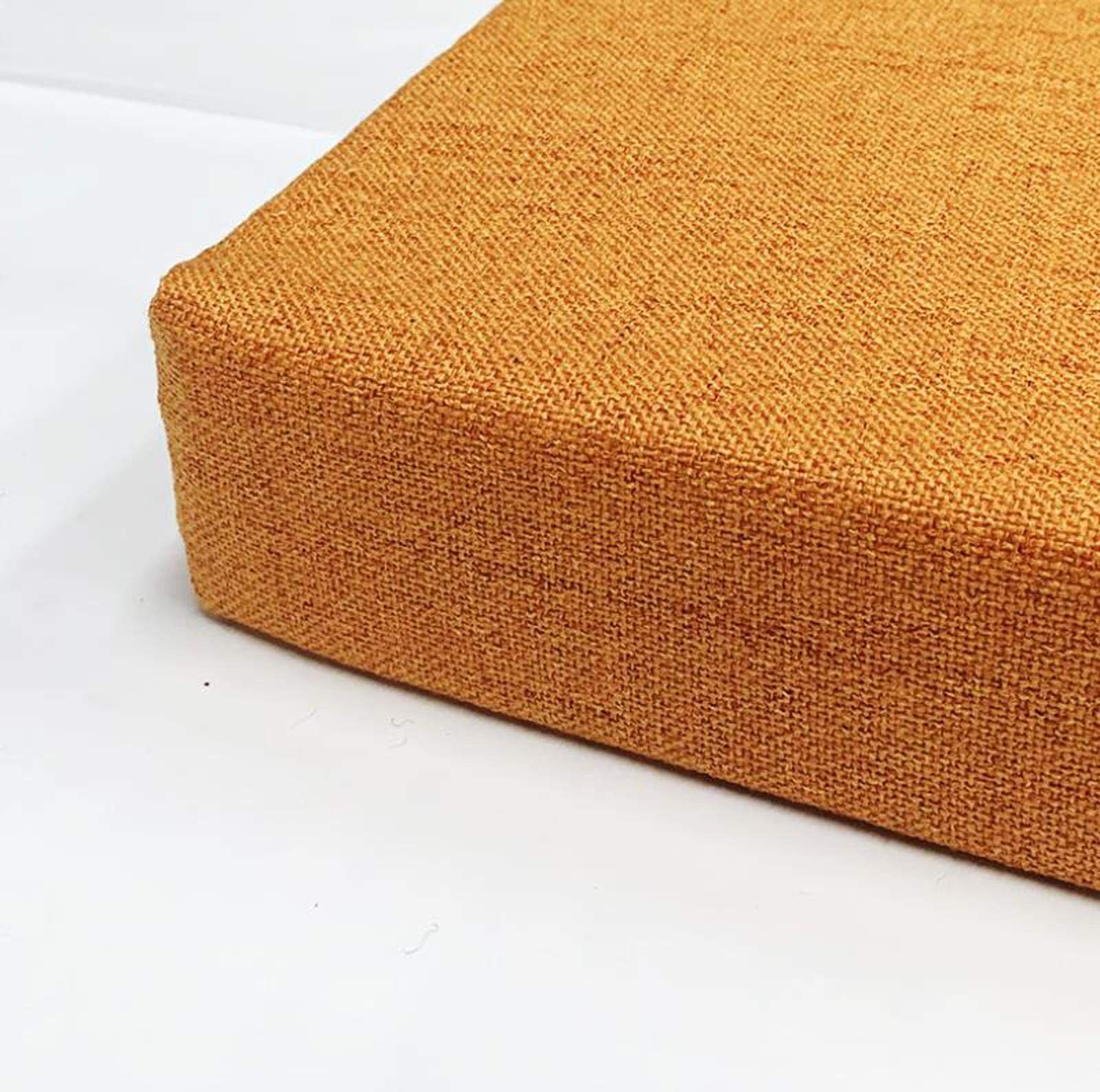 Bankkissen Für Drinnen & Draußen – 130x35 Cm, 5 Cm Dick, Orange (auch Für Gartenbank & Fensterbank)