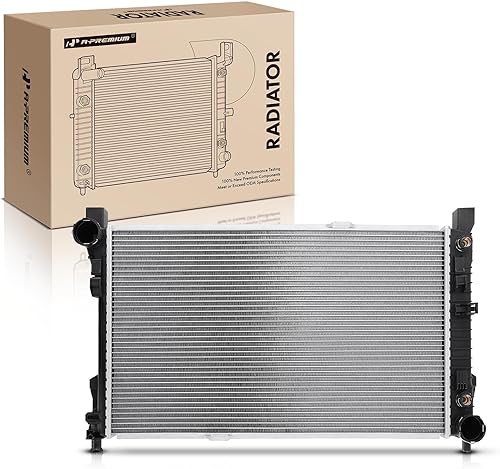 A-Premium Radiador refrigerante de motor con enfriador de aceite de transmisión compatible con Mercedes-Benz C230 C240 C280 C32 AMG C320 C350 SLK280