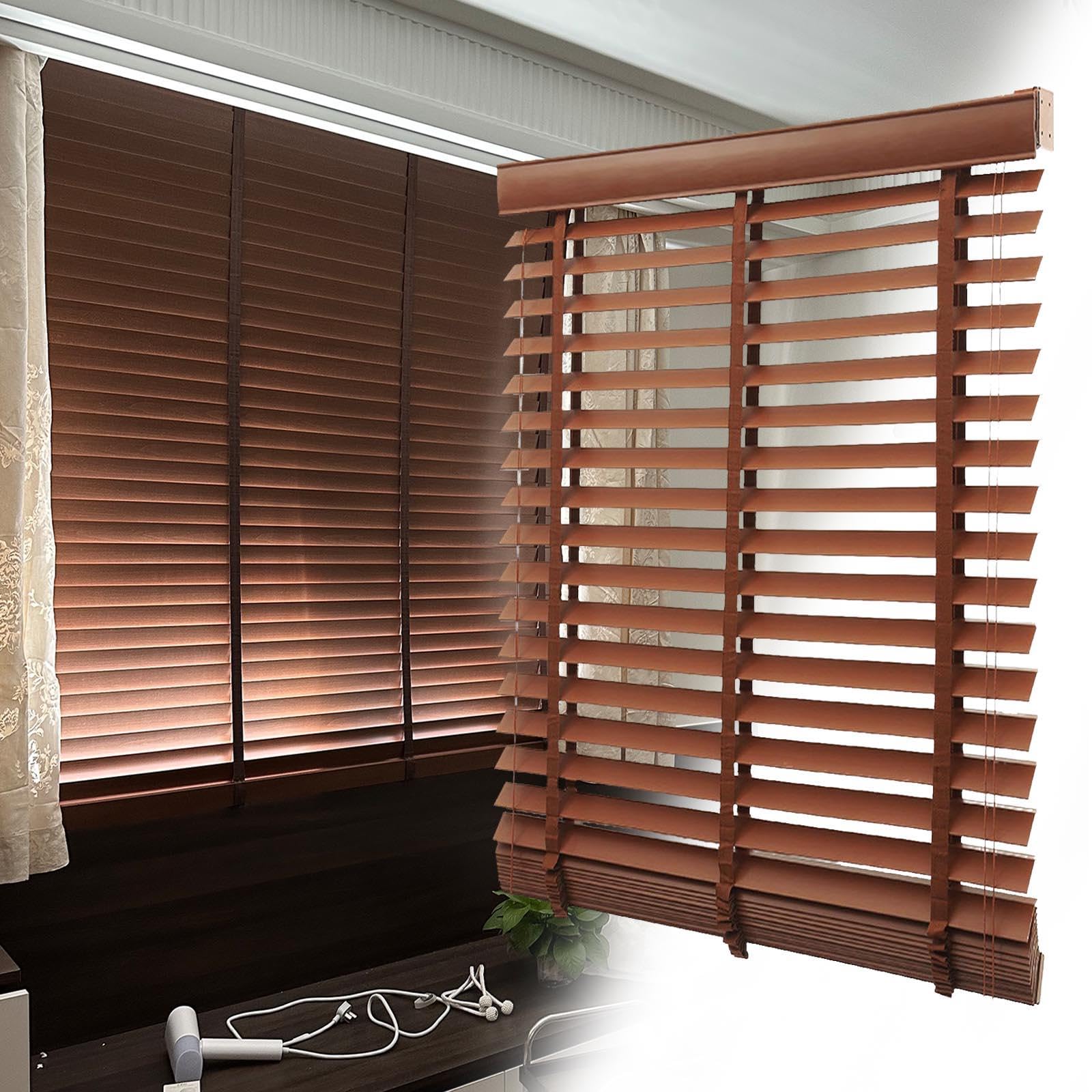 Persianas de madera maciza para un control total de la luz en tu hogar