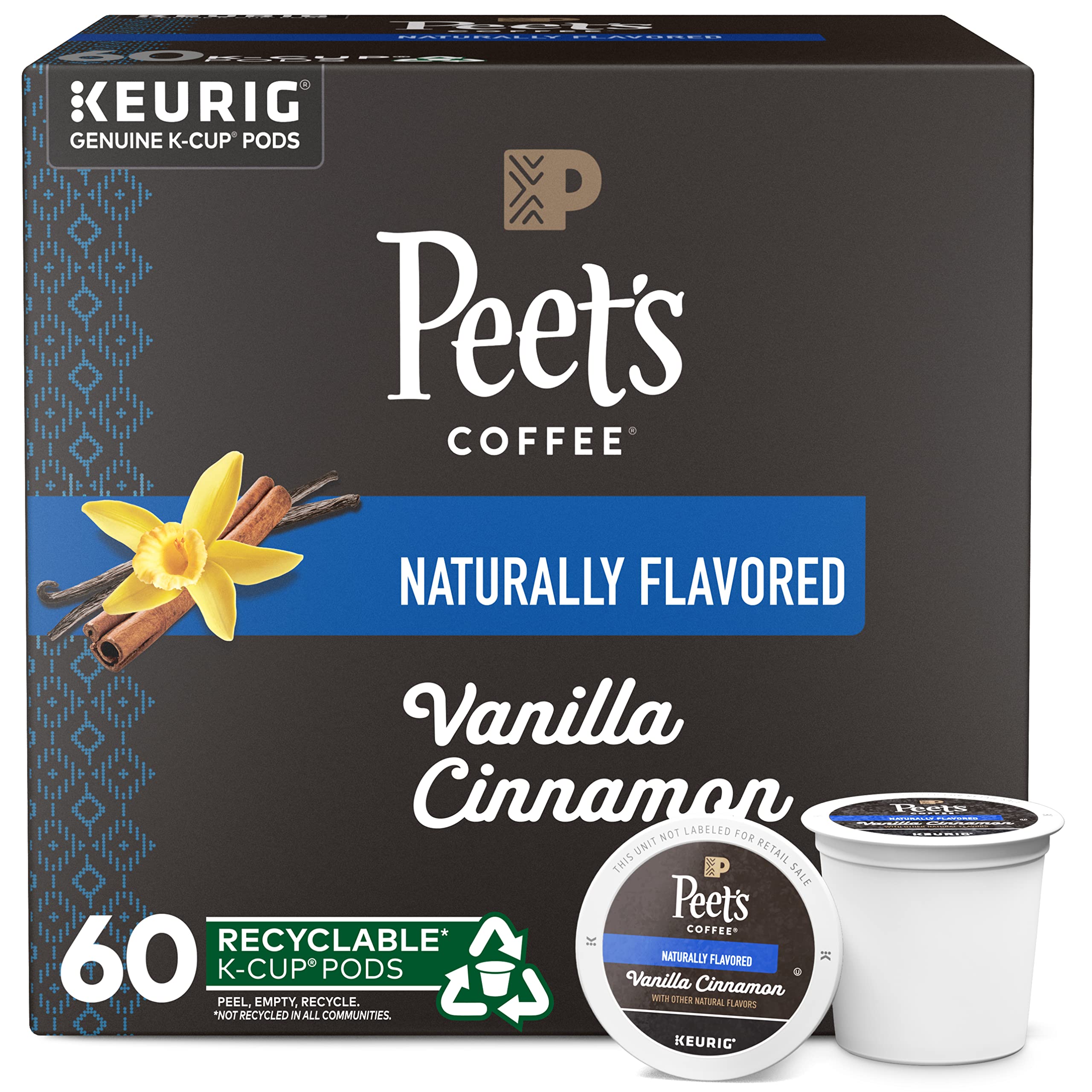Peet’s Coffee, Flavored Coffee KCup Pods for Keurig Brewers Vanilla
