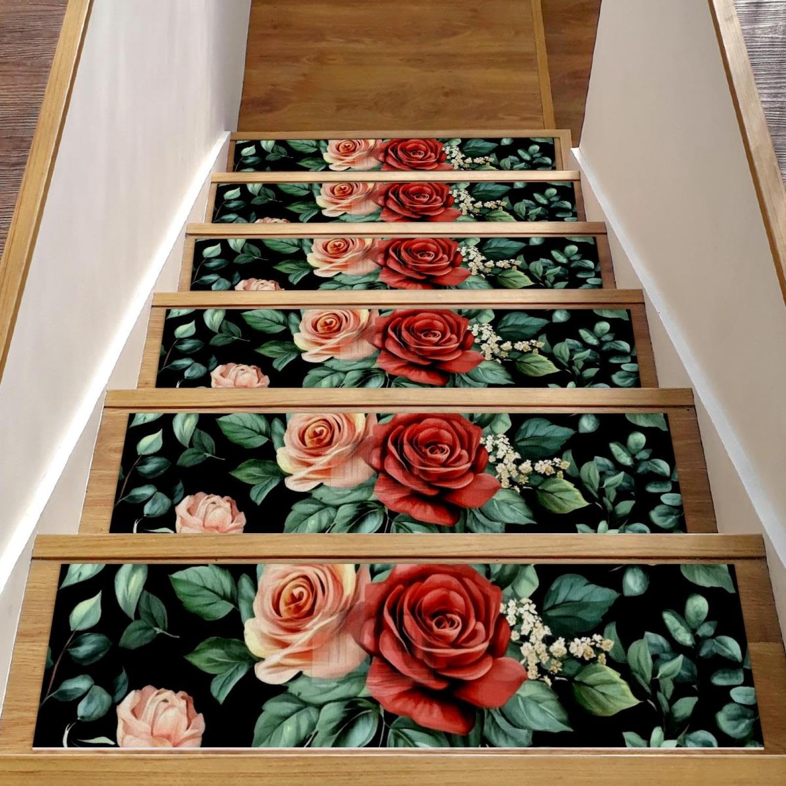 Tapis d'escalier antidérapants lot de 15 résout marches glissantes