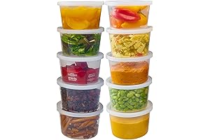 DuraHome - Deli Containers with Lids Leakproof - 40 Pack