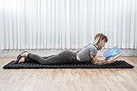 Vista 2 de Leewadee - Colchón de piso plegable - Futón japonés enrollable - Tatami de triple plegado - Cama de piso para invitados - Colchón para acampar