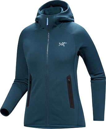 Arc'teryx Kyanite Womens Hoody | Warm Polartec Stretch Fleece Midweight | Moisture-Wicking Durable Zip Up Hoodies for Women