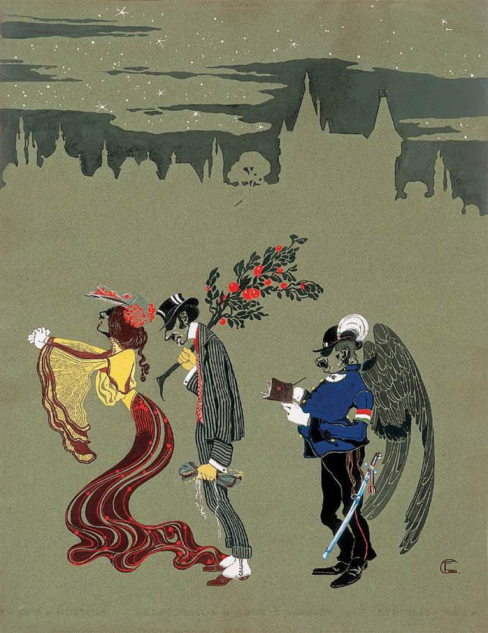 ARTXLXXBN Famous Print Painting Colorful Art Print Paradise Lost by Geza Farago Canvas Art Decorations for Home Decor 60x90cm