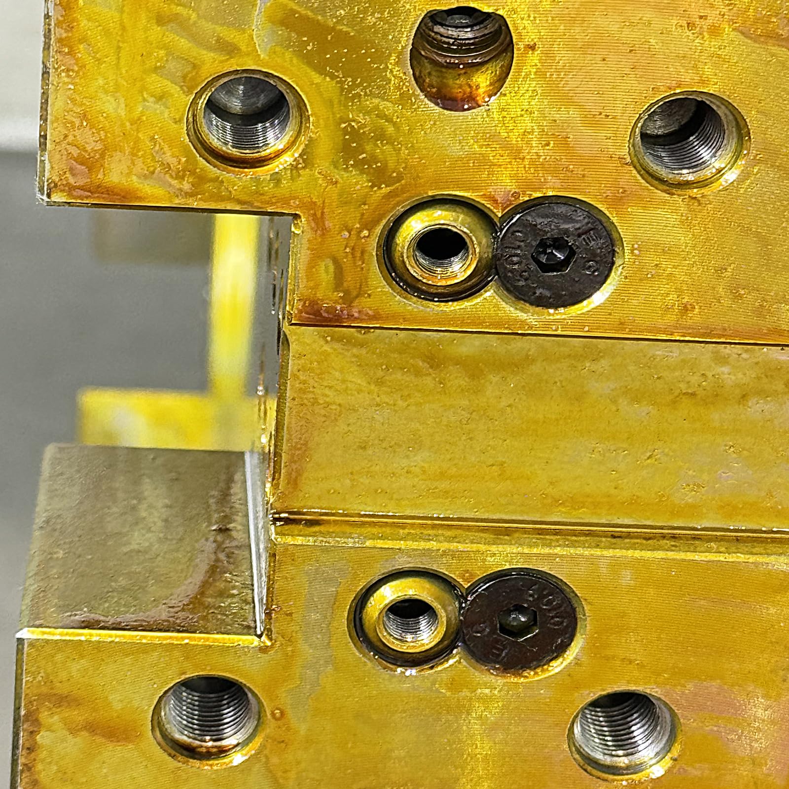 HTYQ - Buses de liquide de refroidissement à boule en laiton M6 10 mm, 20 ports, filetage M6, doré