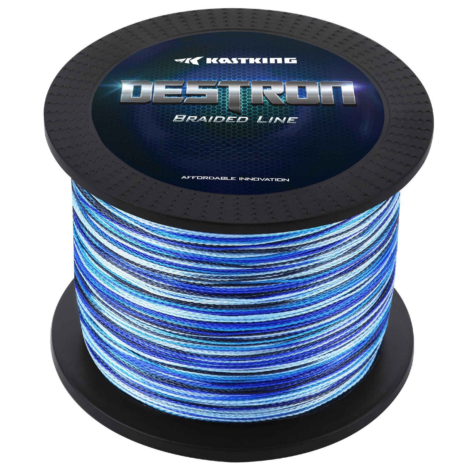 Destron Braided Fishing Line, Highly Abrasion Resistant, Improved Knot Strength, Ultra-Thin Diameter Superline, Zero Stretch & Memory, CFT “Color Fast Technology”, 75% Thinner Than Mono
