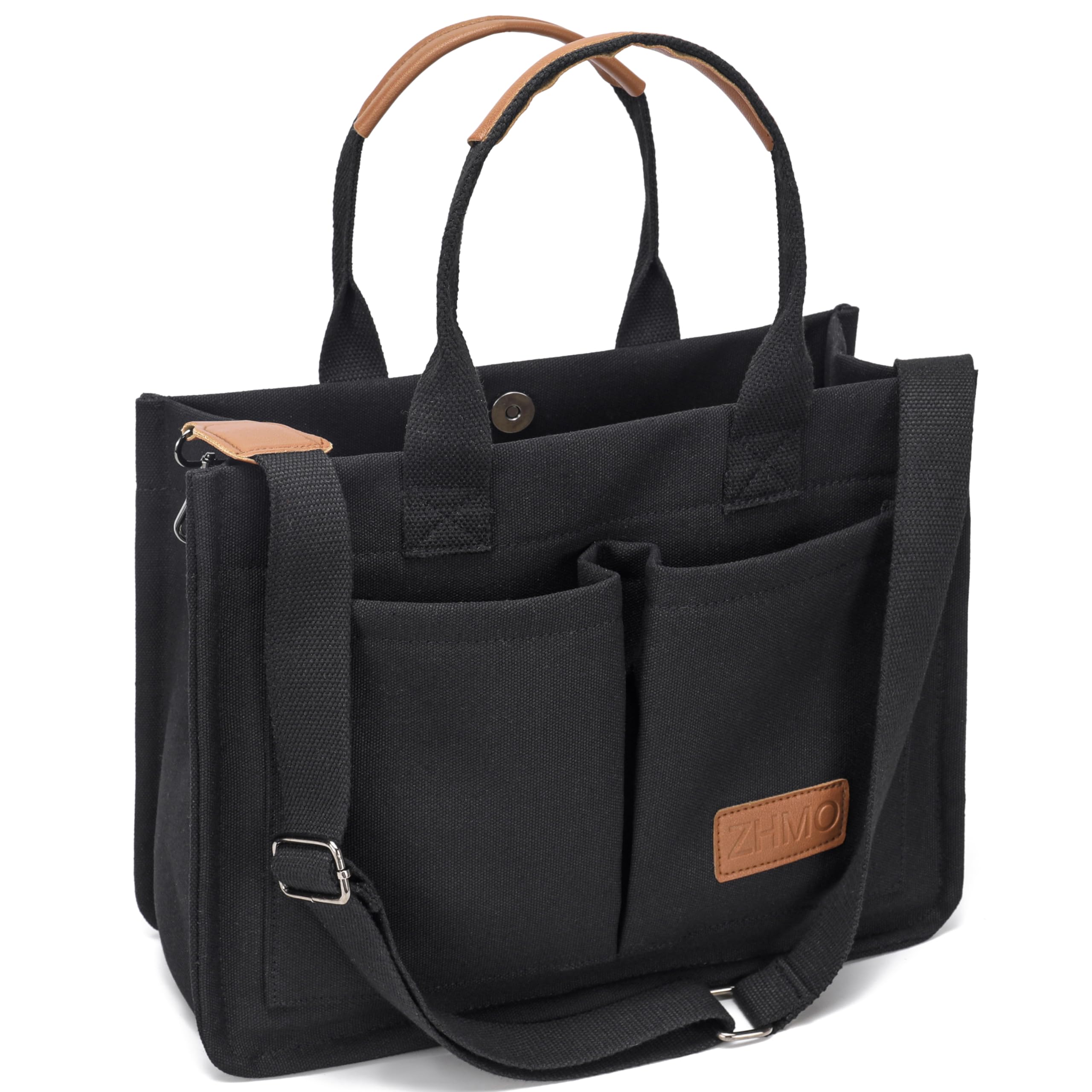Canvas Tote Bag for Women,Womens Purse Handbags Totes Bags Crossbody Work Laptop Book Bag for Travel Nurse College Gift